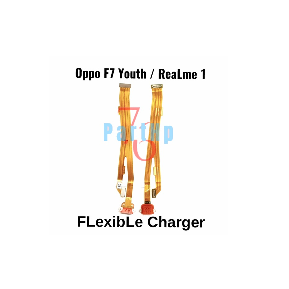 Fleksibel Konektor Cas Oppo F7 Youth - Realme 1 -  Fleksible Fleksibel Flexibel Konektor  Connector