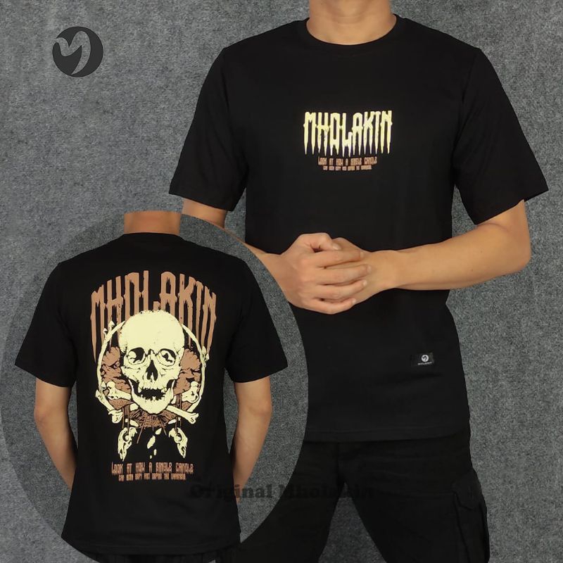 Kaos Original Mholakin / Kaos Pria Motif Terbaru / Baju Kaos Distro Pria