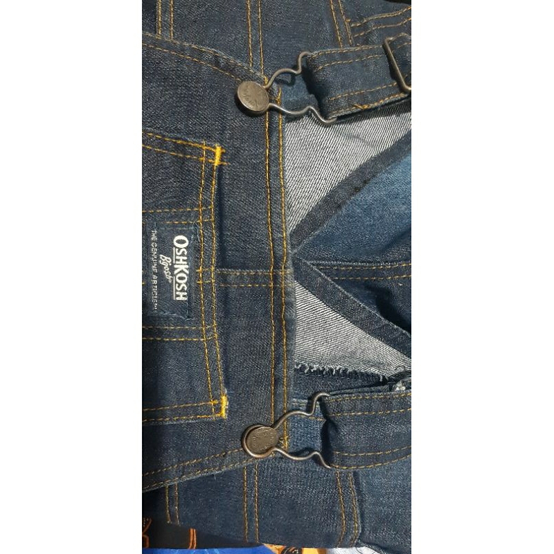 PRELOVED OSHKOSH B'Gosh OVERALL JEANS UNISEX usia 18bulan