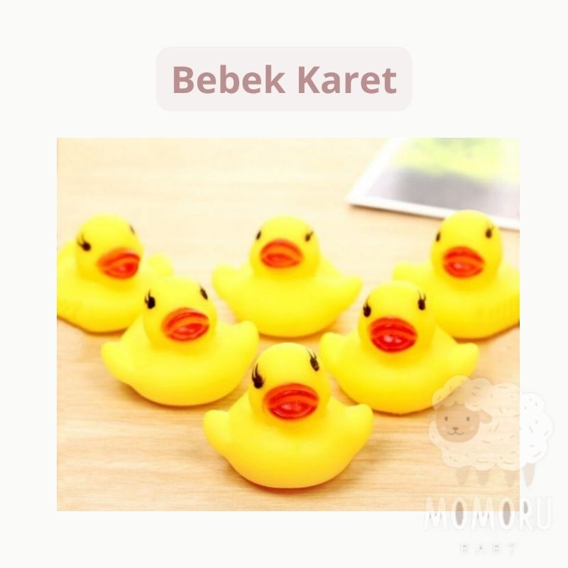 Mainan Bebek Karet Mainan Mandi Bayi Anak BPA Free