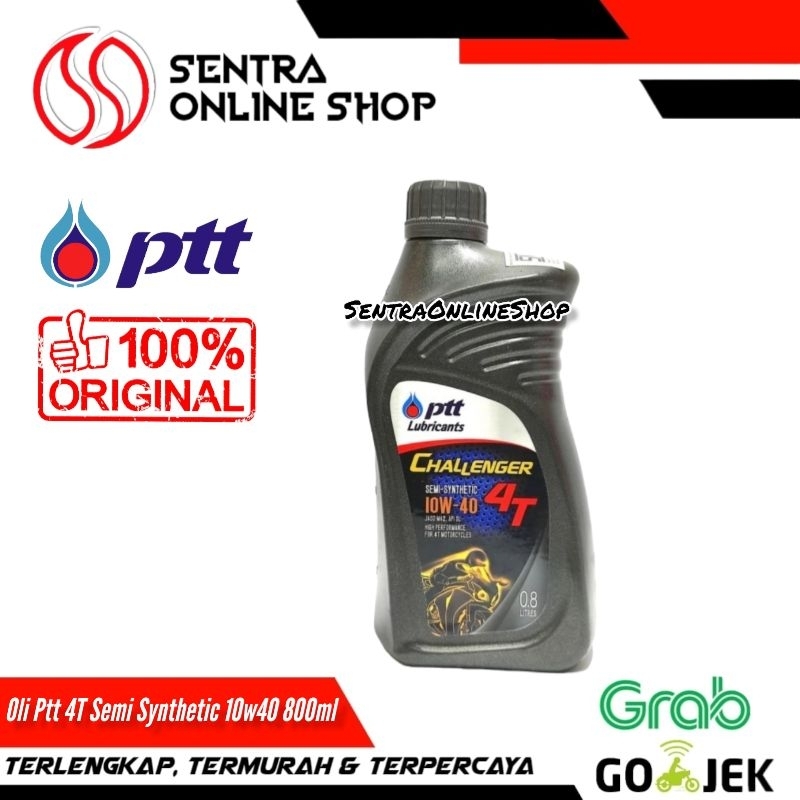 Oli ptt challenger semi synthetic 4t 10w 40 800ml