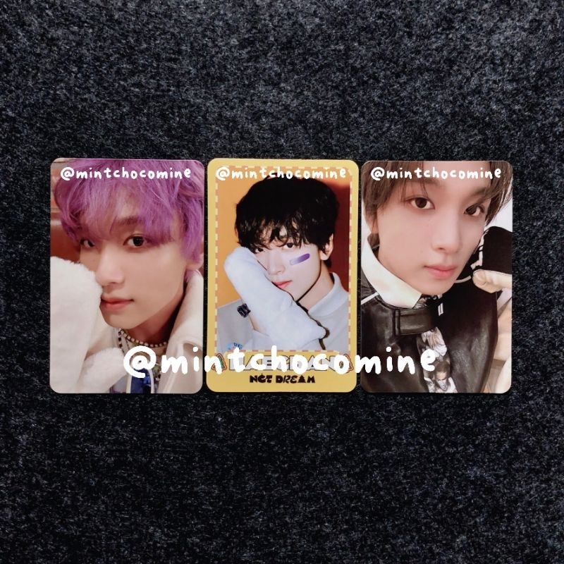 Photocard / PC Trading Card TC Candy Haechan A & B ver selca konsep