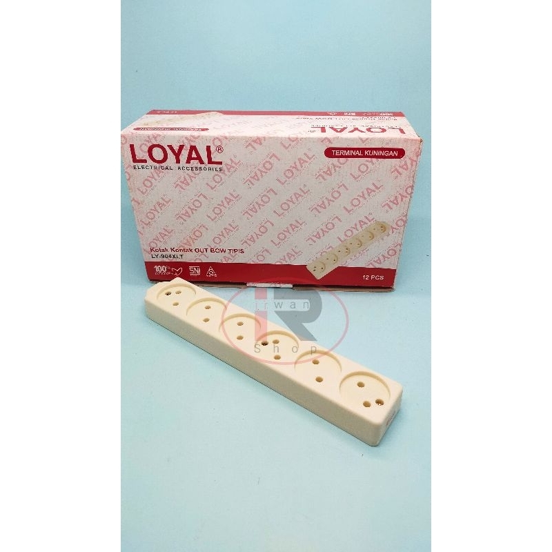 Stop Kontak Ceper Loyal Lubang 6 / Stop Kontak Loyal Lubang 6