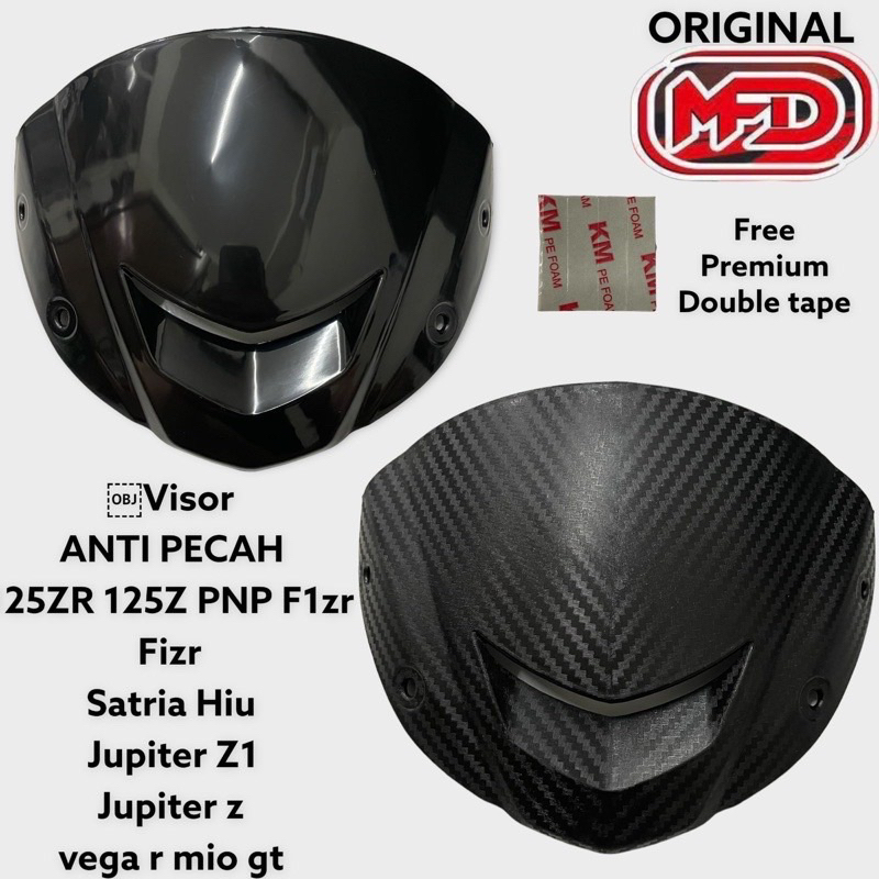 VISOR MOTOR FIZR SATRIA HIU V125Z Jup-Z Jupiter Z1 Anti Pecah