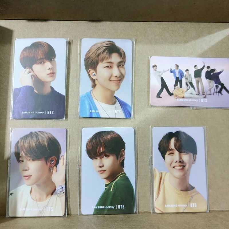 Photocard official event samsung s21 bts