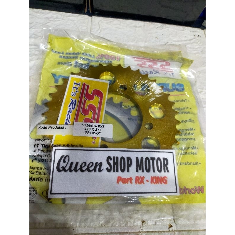 GIR GEAR BELAKANG GOLD  SSS 428 37 T PNP RX KING