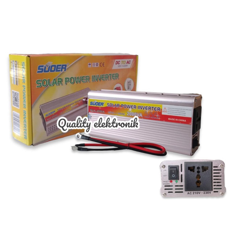 SOLAR POWER INVERTER 500watt 1000 watt 2000 watt merk SUOER