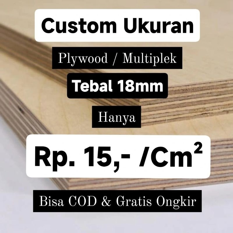 triplek custom 18mm multiplek plywood halus furniture