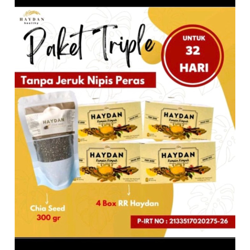 

paket haydan triple
