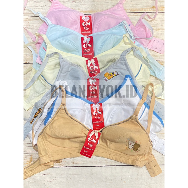 BH Pelajar Golden Nick Bra Pelajar GN BH Remaja Golden Nick Tanpa Busa Kait 2