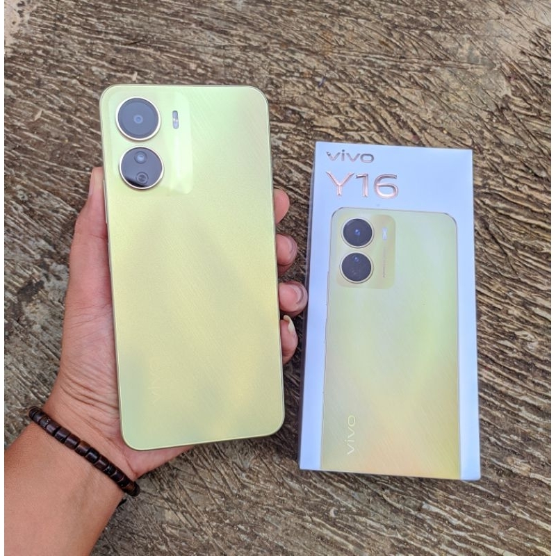 HANDPHONE HP VIVO Y16 3/32GB FULLSET SECOND SEKEN BEKAS