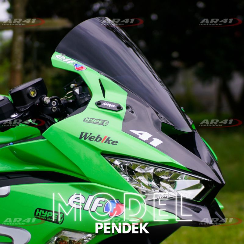 Windshield zx25r visor zx25r Kawasaki zx25r winshield zx25r zero MODEL PENDEK AR41