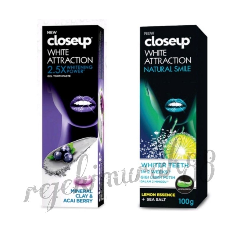 CLOSE UP PASTA GIGI MINERAL CLAY &amp; ACAI BERRY GEL/LEMON ESSENCE 100GR