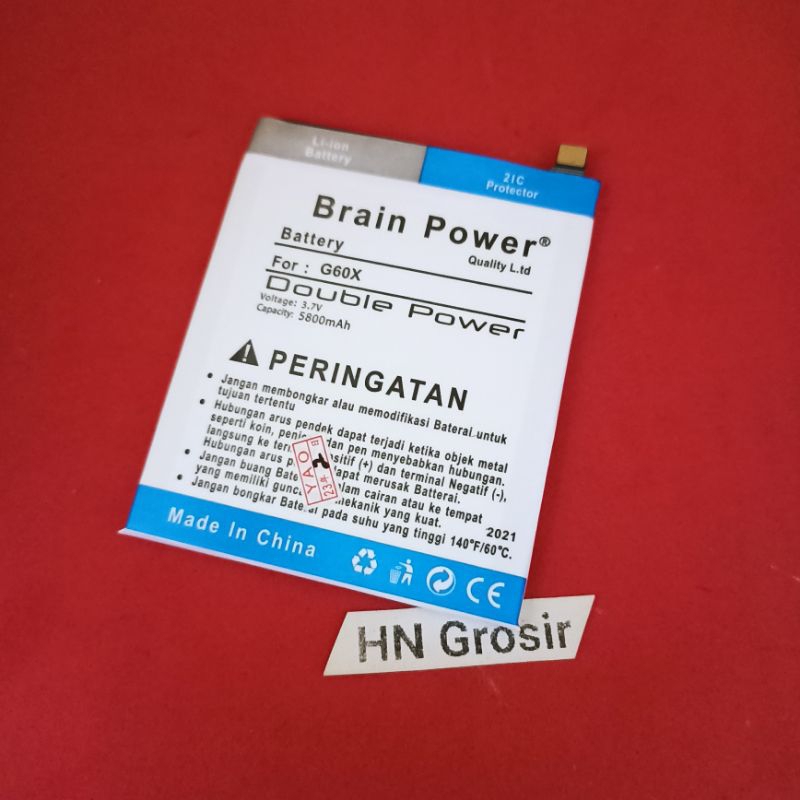 Baterai batre Luna G60X Luna X Prime Double power Battery hp