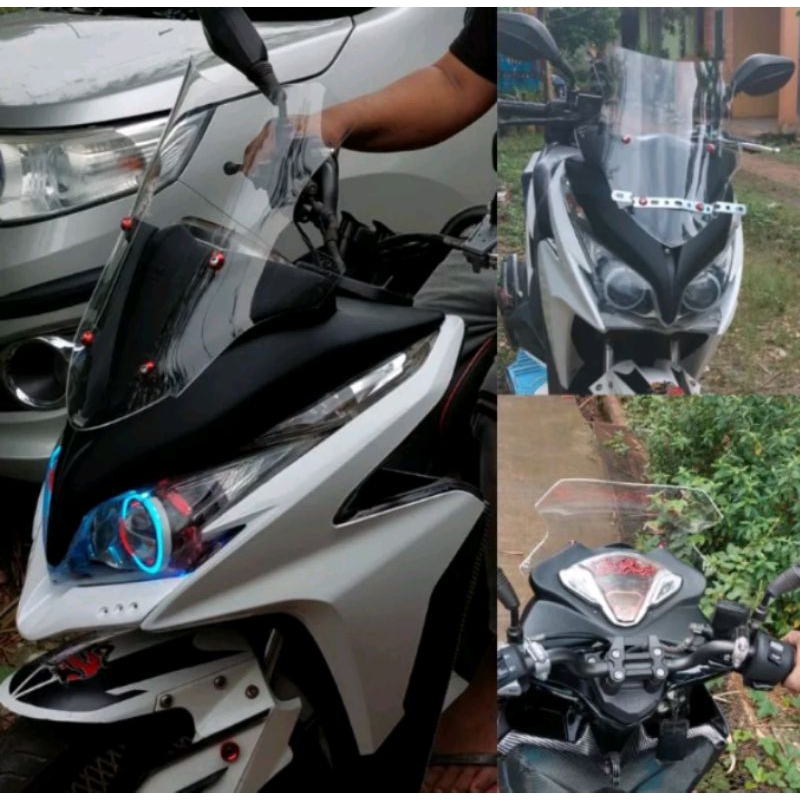 Kedok Vario 125 old Topeng dudukan Visor motor Trondol