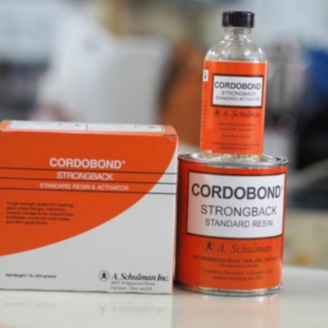 

Cordobond Stongback Resin & Activator Lem