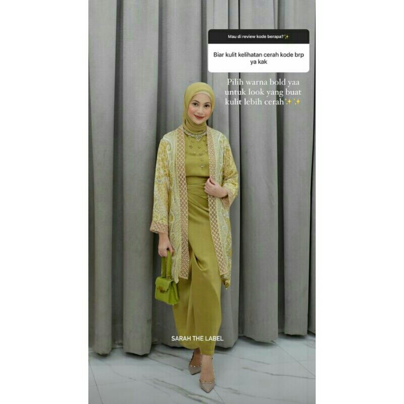 STOK  HABIS ❌Nadine Set STL By Sarah The Label