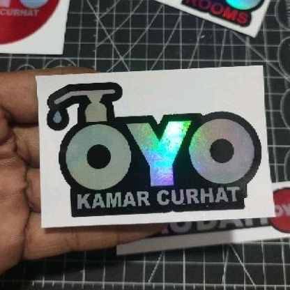 stiker pskn oyo hologram stiker motor mobil