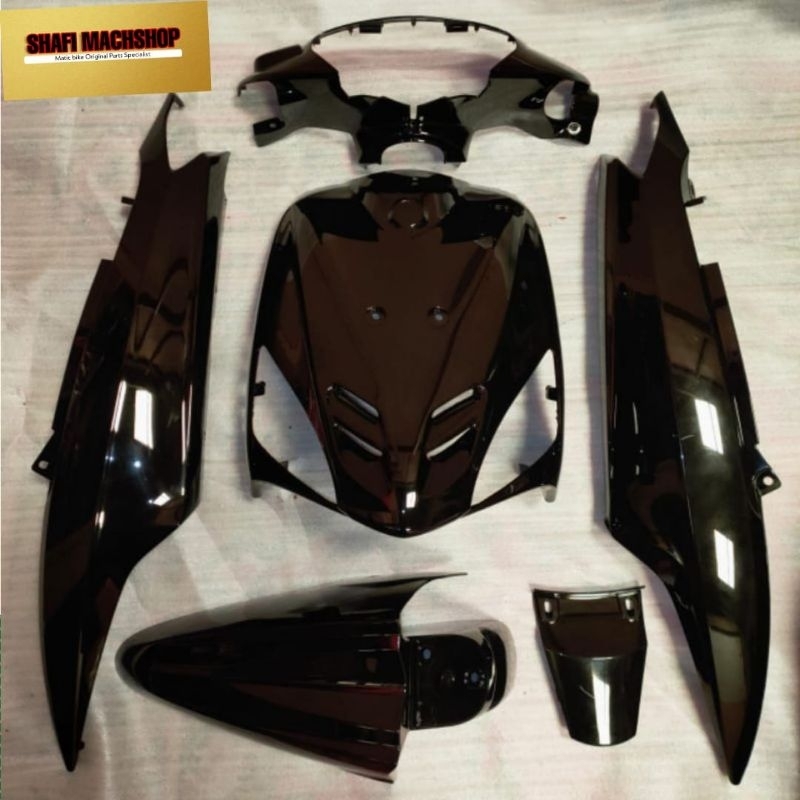 body alus mio sporty warna hitam full set ori yamaha