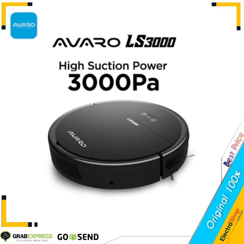 Avaro LS3000 Robot Vacum Cleaner Garansi Resmi Robot Pel/Sapu Lantai