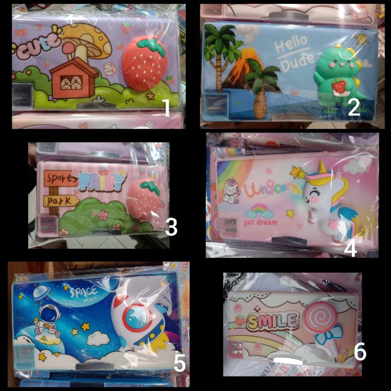 

kotak pensil squishy/kotak pensil xpm/kotak pencil timbul