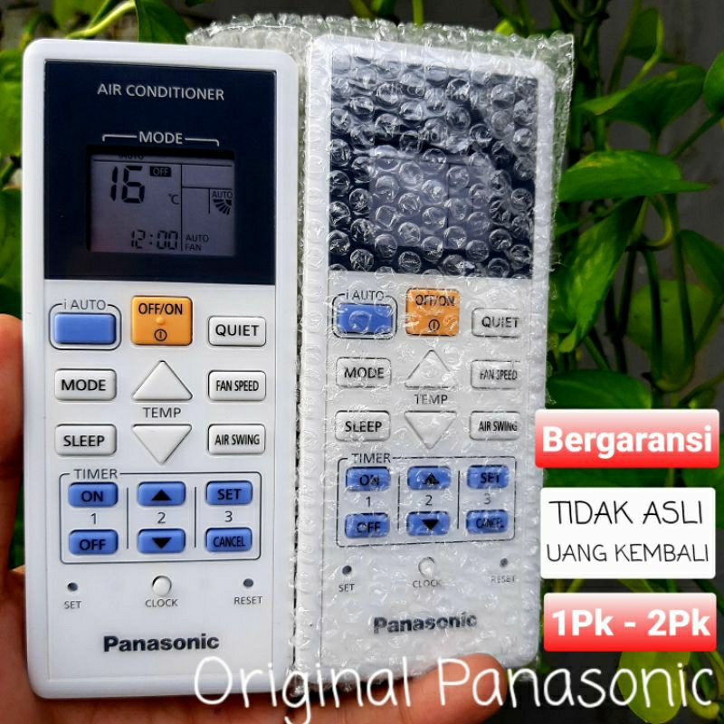 Remot Remote Ac Panasonic I Auto Asli Original Bergaransi