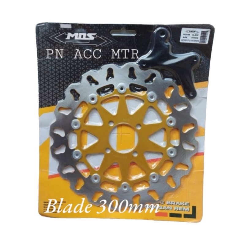 Piringan Disc Cakram Depan Variasi Blade/Absolute Revo/Supra X 125 Fi/Blade 125 Fi/PNP Diameter 300mm/Pluse Breket