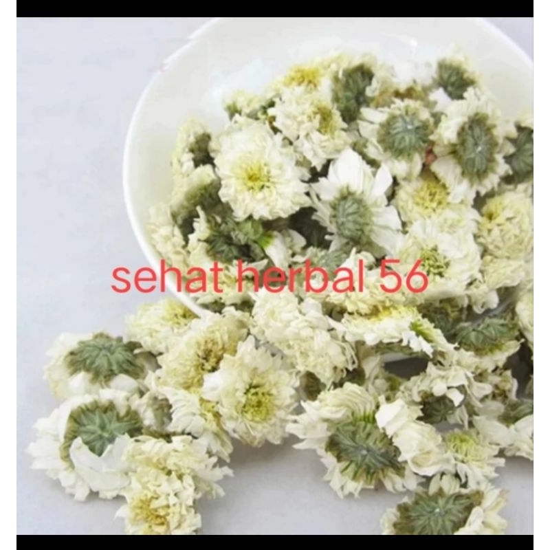 

premium white Royal chrysanthemum /Teh Bunga Krisan putih premium 250gram