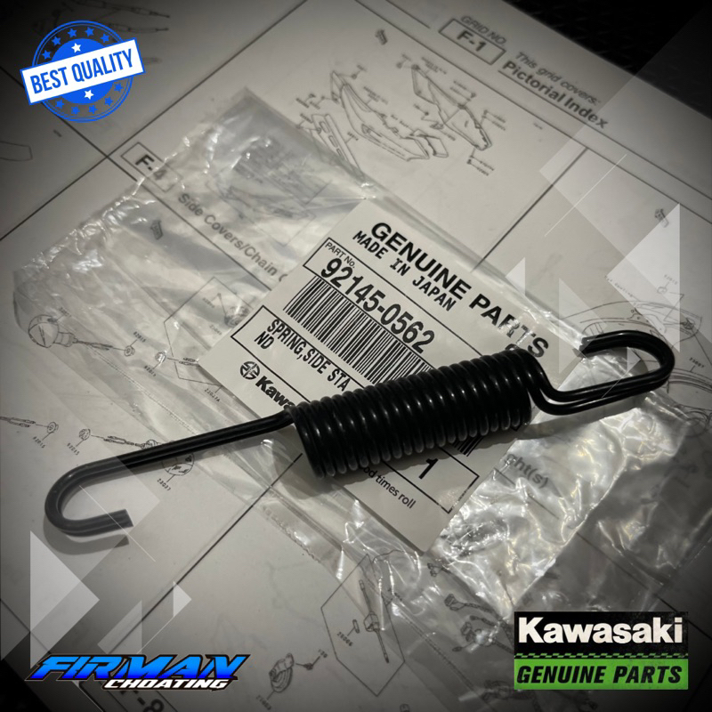 PER STANDAR SAMPING SPRING SIDE STAND NINJA R RR SS ORIGINAL KAWASAKI 92145-0562