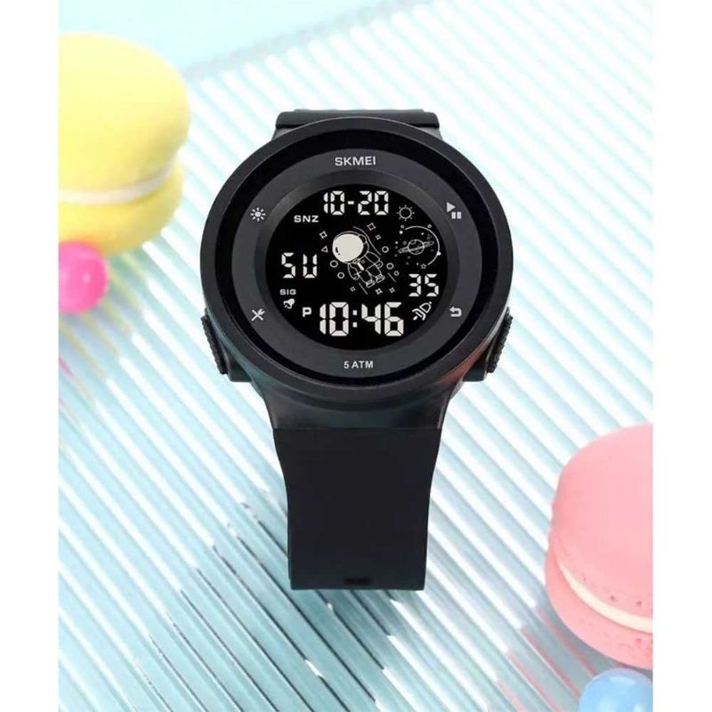 SKMEI Jam Tangan Digital Anak Space Series Alarm Waterproof EL Light - 1973