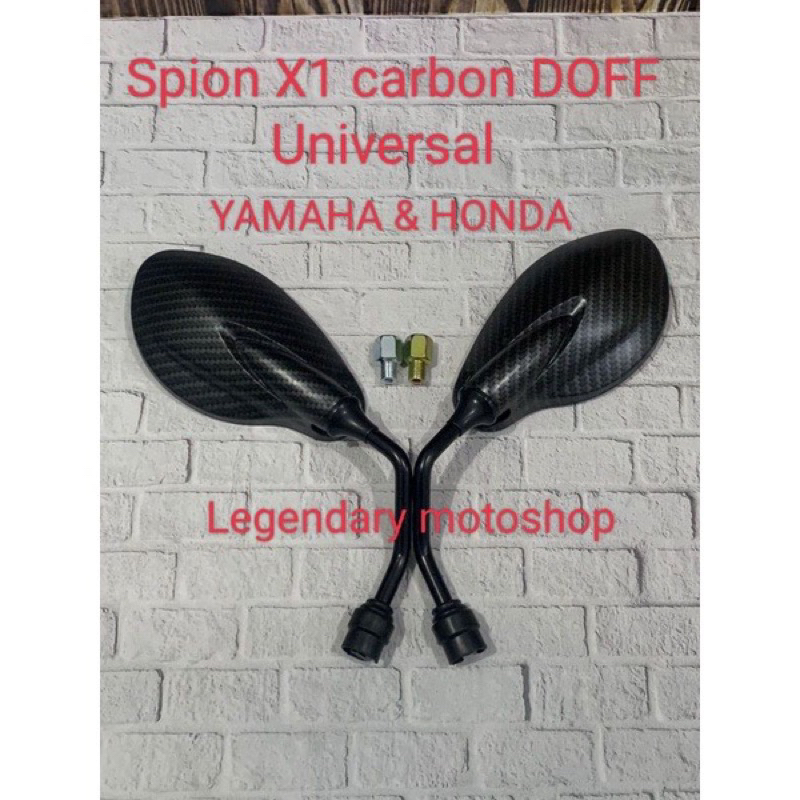 Spion X1 Yamaha carbon DOFF 125z - Nmax aerox Lexi F1ZR MiO Jupiter MX Jupiter Z Nouvo dll