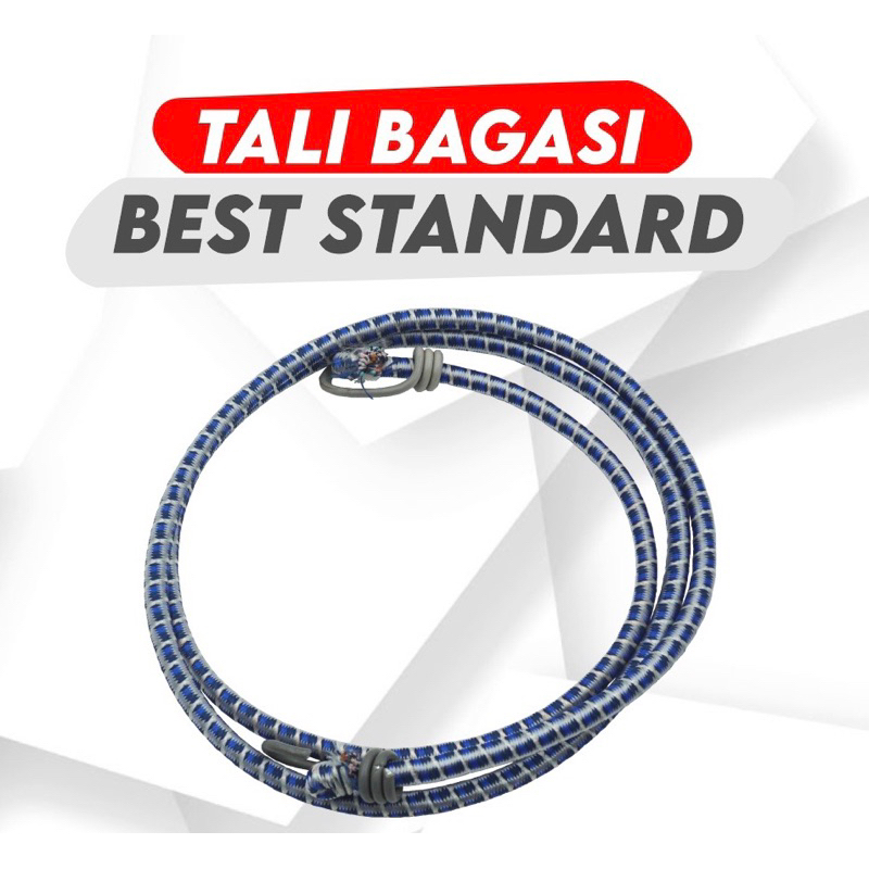 Tali Bagasi Motor atau Sepeda Kait Karet Elastis Kuat Tahan Lama Pjg 60 &amp; 100 CM
