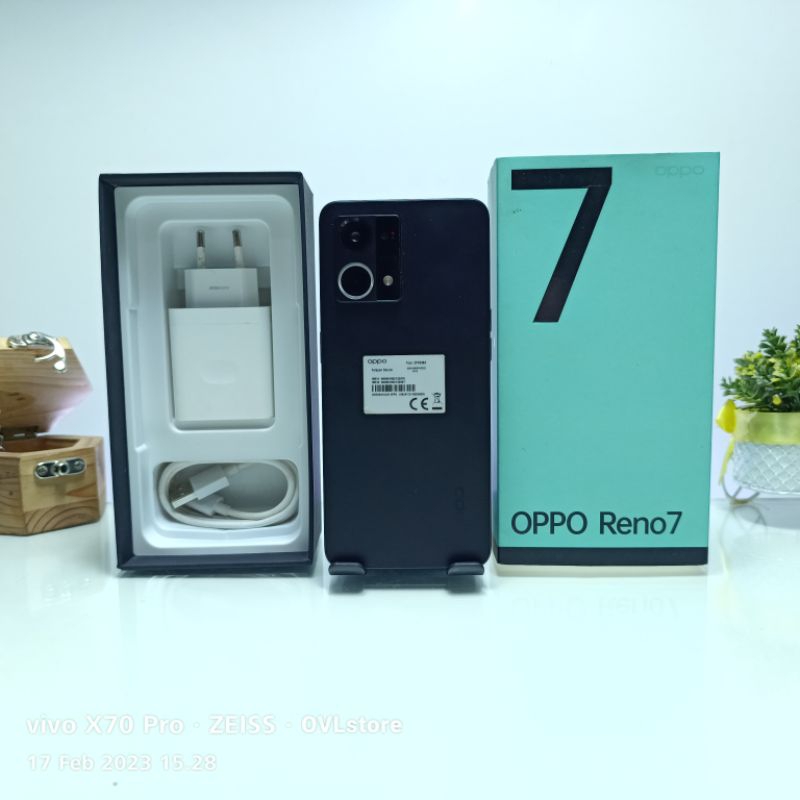 OPPO RENO7 4G 8/256 GB HP RENO 7 SECOND BEKAS RAM 8 MEMORI 256GB