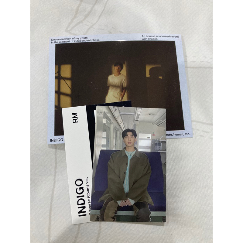 RM INDIGO BTS Photocard PC Album Postcard Version