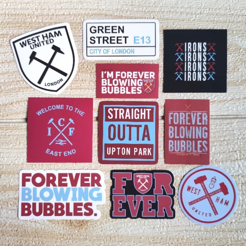 

Sticker Pack West Ham United The Hammers Forever Blowing Bubbles