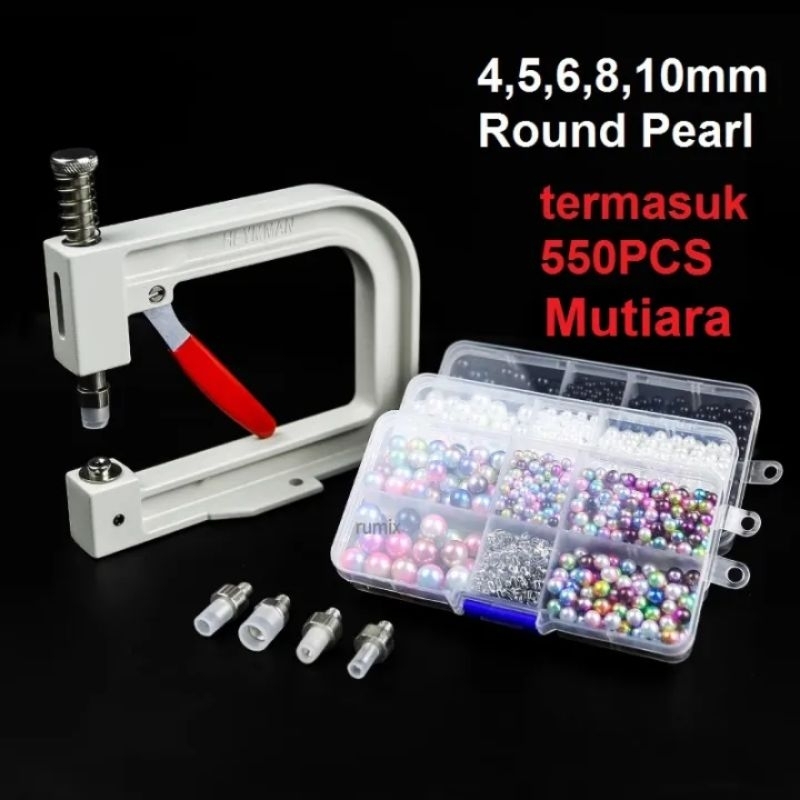 alat tembak pasang kancing mutiara alat press mutiara