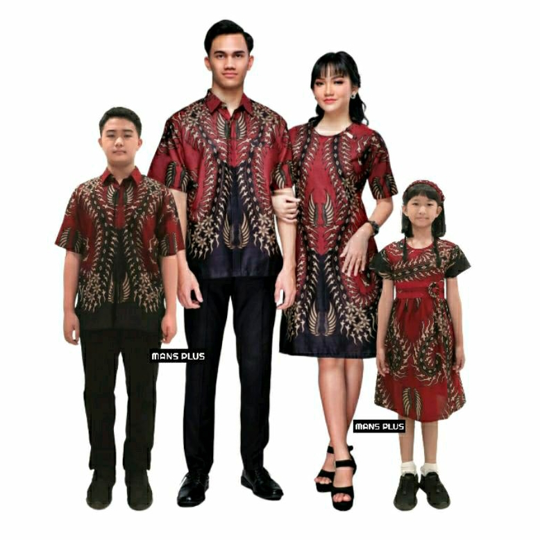 Dress Batik Jumbo Modern 4L-5L Tunik Batik Big Size XXXL Seragam Batik MNC