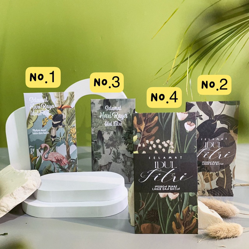 

[FOREST] Amplop Lebaran Idul Fitri Premium Aesthetic Bahan Aster 200GSM Tebal Size 7 x 13.5 cm Uang Agak Di Lipat Sedikit | Murah Desain Keren Mewah