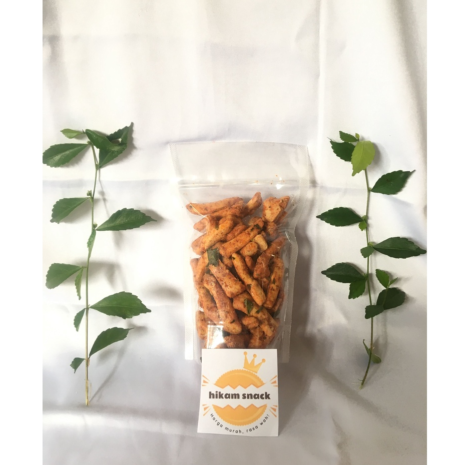 

Basreng Pedas Daun Jeruk - Crispy, Nagih, Gurih - Cemilan, Snack, Makanan Ringan - 200 g