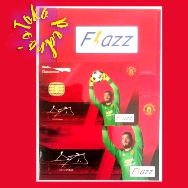 Flazz BCA Manchester United (MU) Edition - David De Gea - ORI /Like eTOLL eMONEY Tapcash or Brizzi