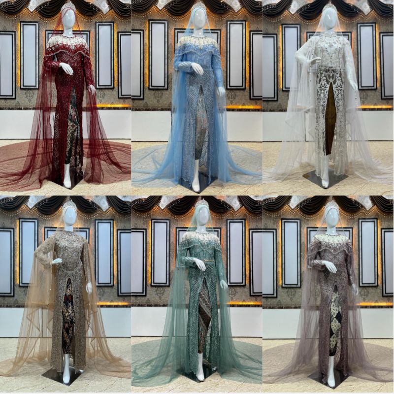 KEBAYA AKAD MEWAH FULL PAYET//BAJU WEDDING MODERN//KEBAYA TERBARU