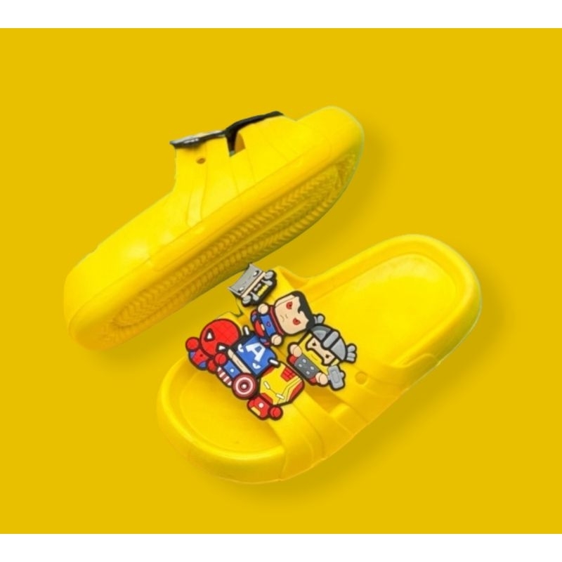 Sandal Selop Anak Cowok Sandal Anak laki laki seper hero Import Sandal Anak slip on karakter Anak Astronot superhero