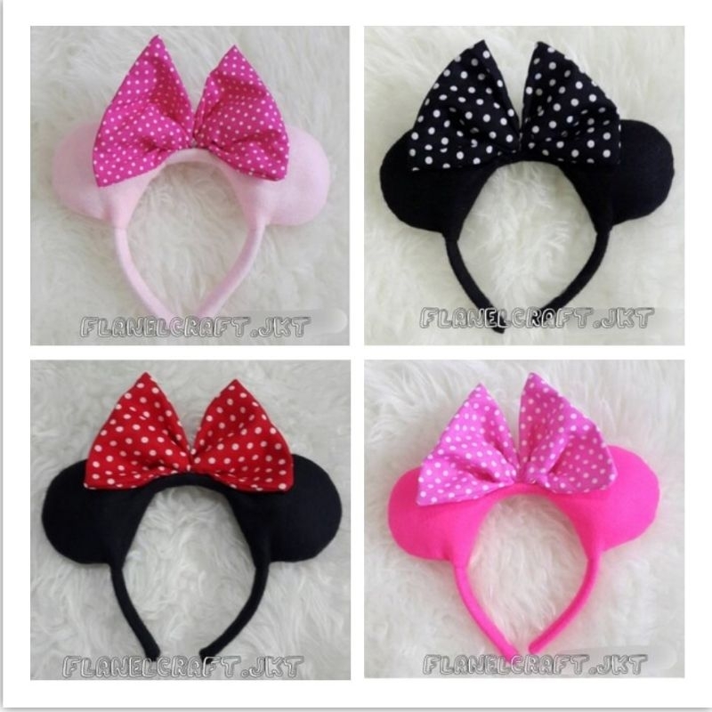 Bando minnie mouse bando mickey bando karakter bando hewan bando binatang custom headband mickey mou
