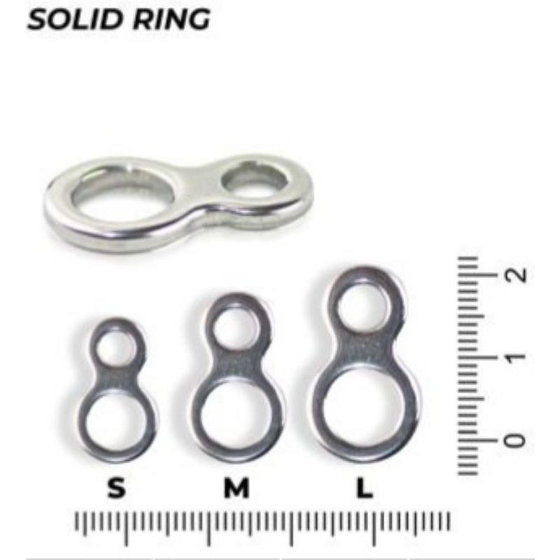 SEABAZZ SOLID 8 RING S7708 (3X STRONG)