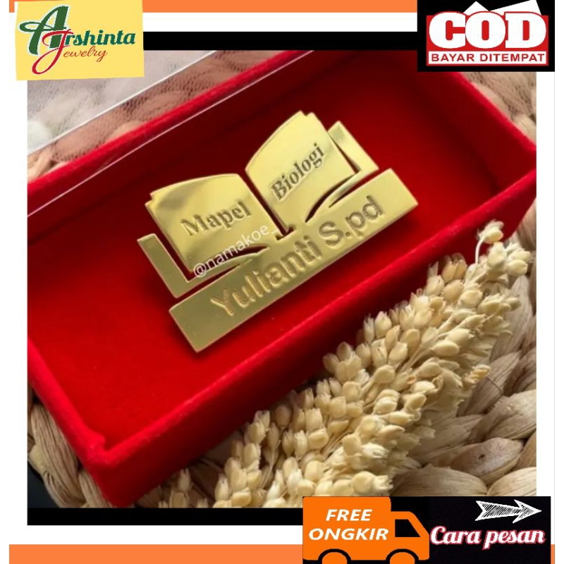 Bros guru custom nama lapis emas