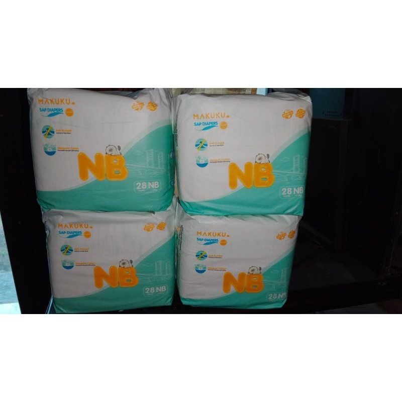 MAKUKU SAP DIAPERS NEW COMFROT+TAPE28/XL24