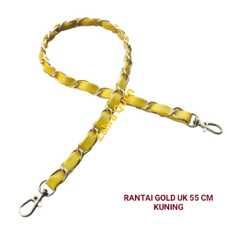 RANTAI PENDEK UKURAN 55 CM WARNA BESI KUNING