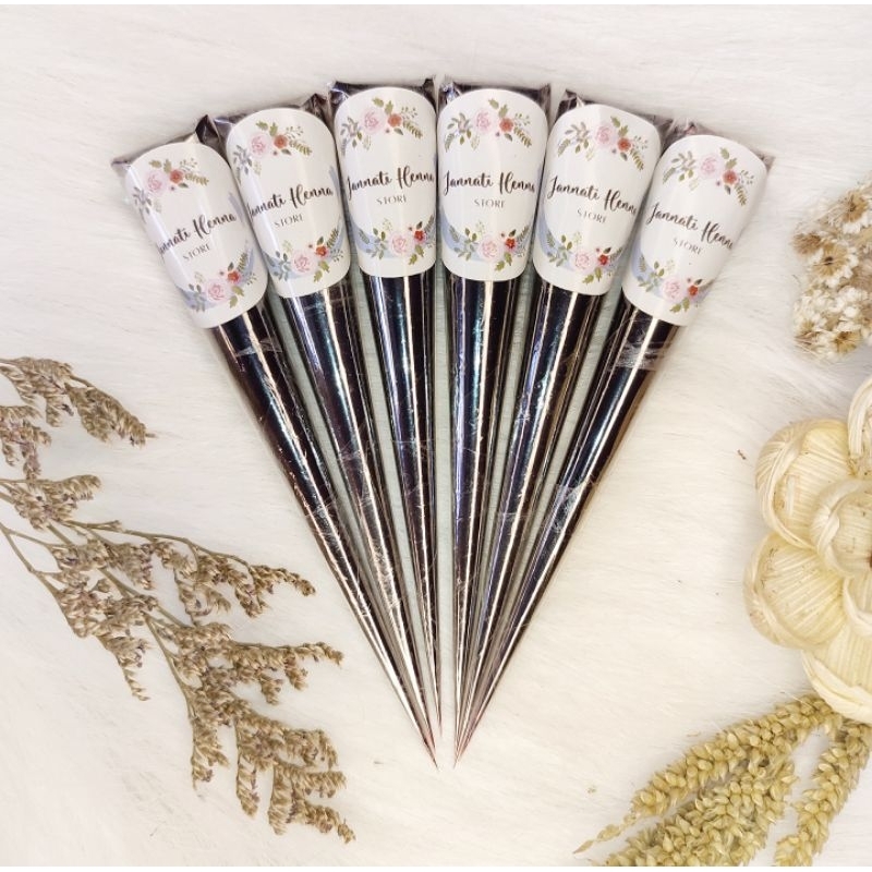 HENNA INSTAN JANNATI MINI CONE HENNA RACIK JANNATI HENNA STORE HENNA HALAL HENNA BABY CONE