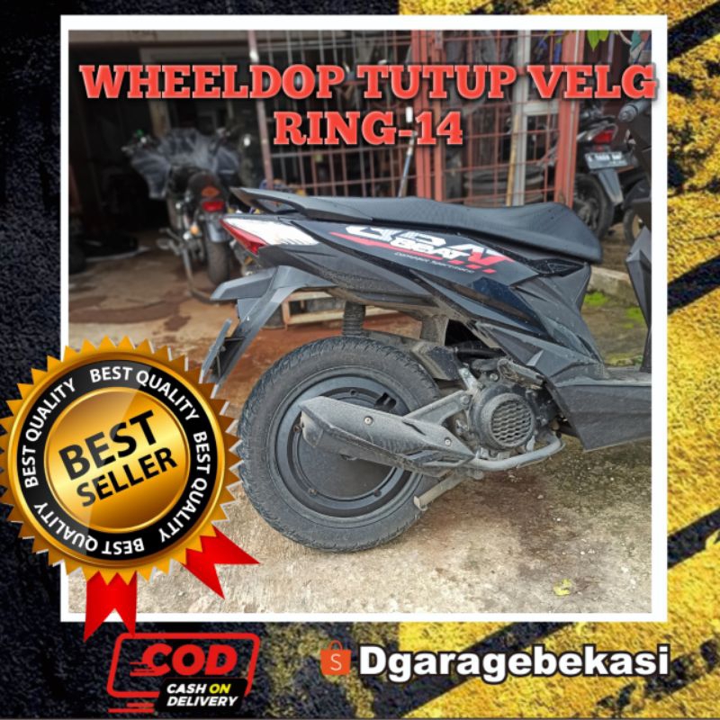 WHEELDOP VELG MOTOR RING 14 TUTUP VELG MOTOR R-14 R14 beat Genio Vario Xride