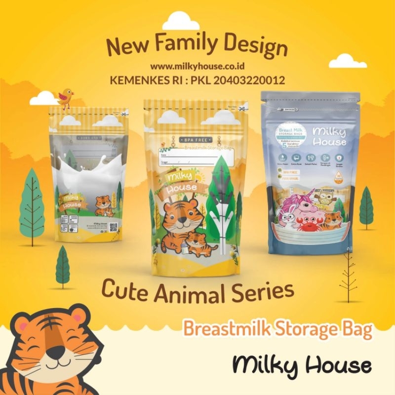 Milky House Kantong ASI 120ml - Kantong ASI Murah